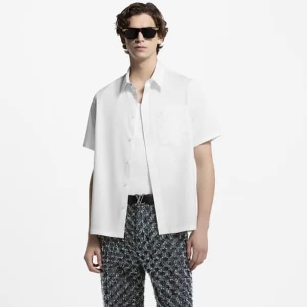 루이비통 남성 반팔 셔츠 - Louis vuitton Mens Polo Shirts - l… - 1