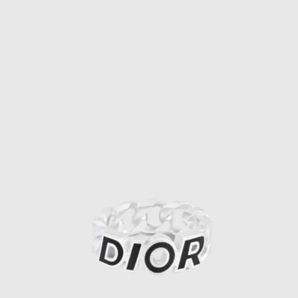 디올 남/녀 체인 링크 반지 - Dior Unisex Chain Link Ring - ac… - 1