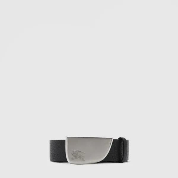 버버리 남성 레더 쉴드 벨트 - Burberry Mens Leather Shield Bel… - 1
