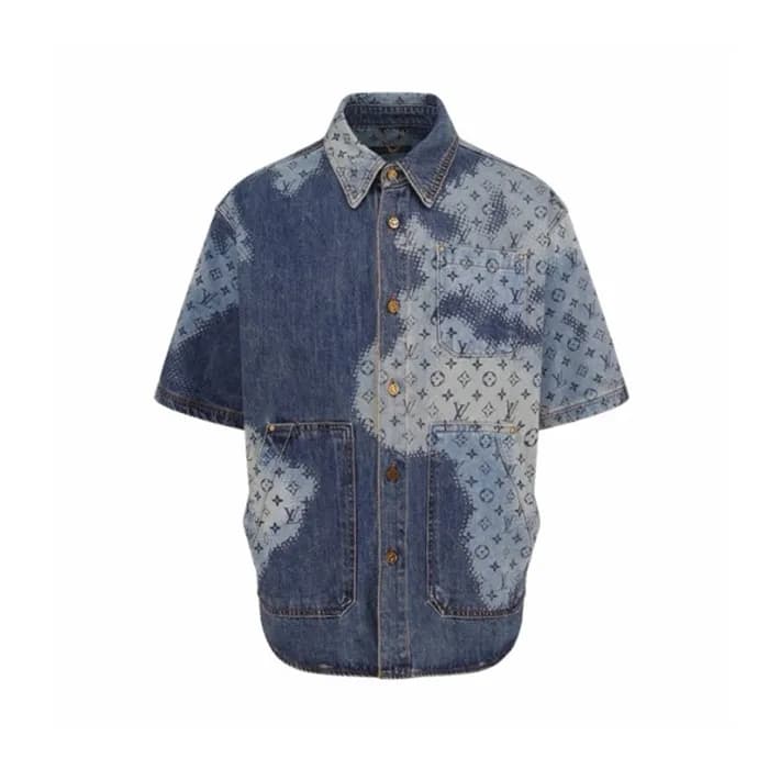 루이비통 남성 반팔 셔츠 - Louis vuitton Mens Short Sleeved S… - 1
