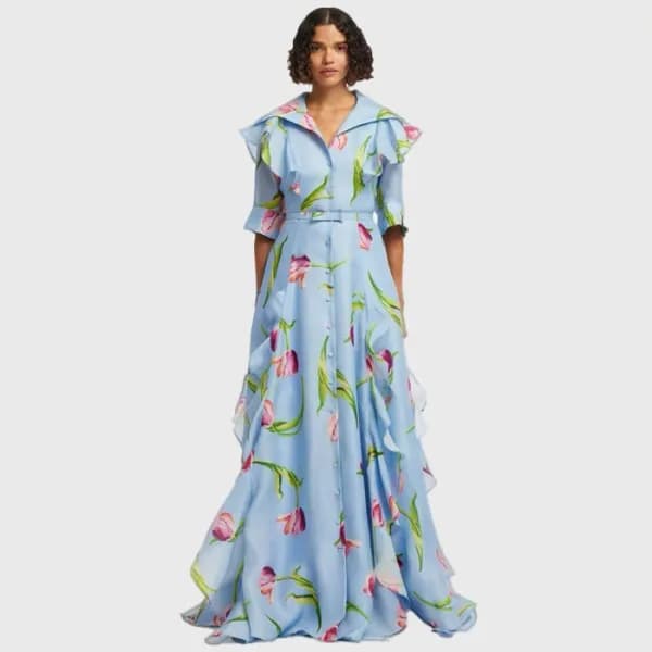 짐머만 여성 플로럴 드레스 - Zimmermann Womens Natura Flutter … - 1