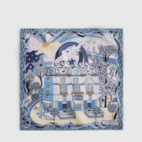 디올 여성 스퀘어 스카프 - Dior Womens Square Scarf - acc8740x - 1