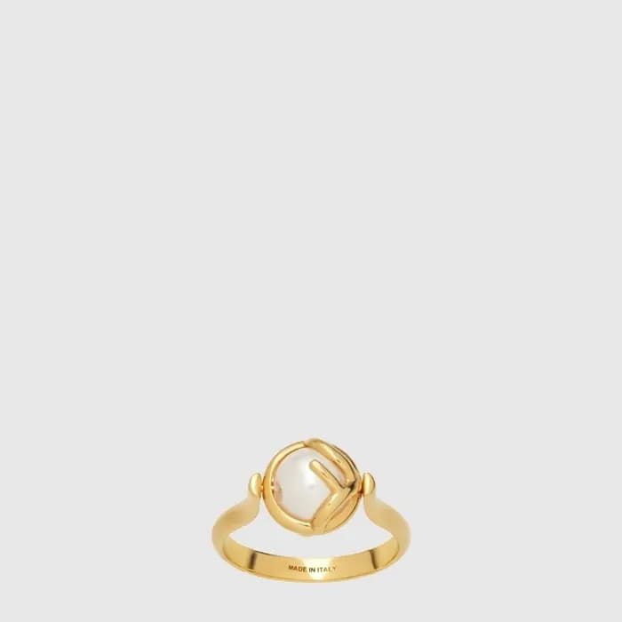 펜디 여성 F 이즈 링 - Fendi Womens F is Ring - acc10104x - 1