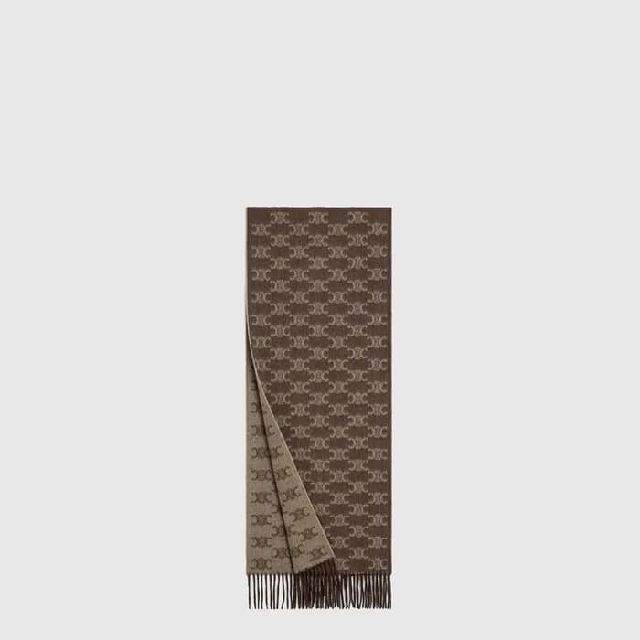 셀린느 여성 모노그램 스카프 - Celine Womens Monogram Scarf - acc10628x - 1