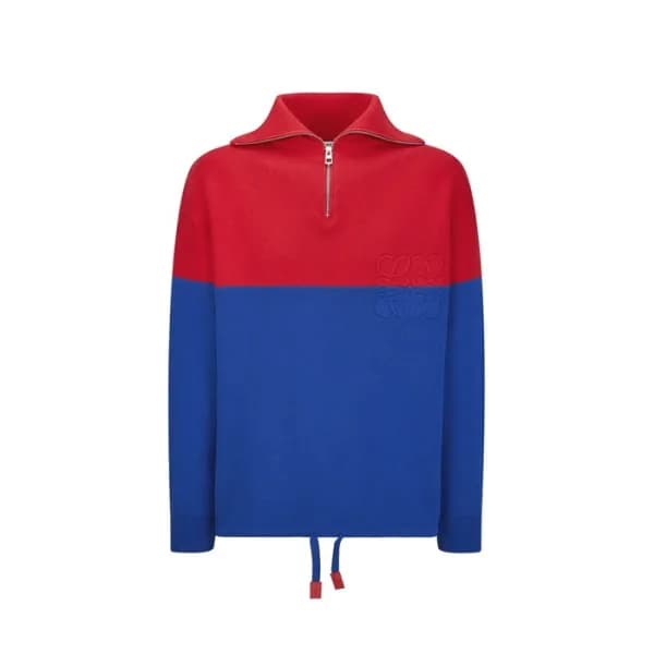 로에베 남성 지퍼 스웨터 - Loewe Mens Zipper Sweater - loc18072x - 1