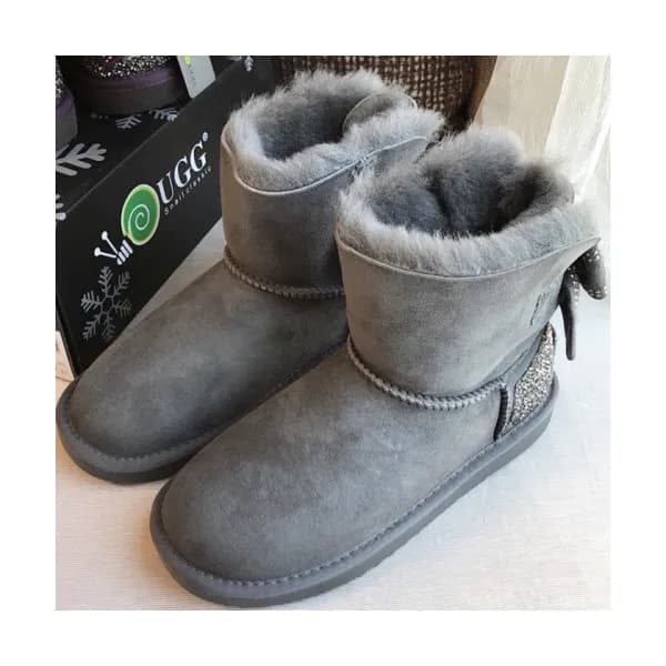 UGG 2018 LADIES SNAILCLASSIC RIBBON ANKLE BOOTS - … - 1
