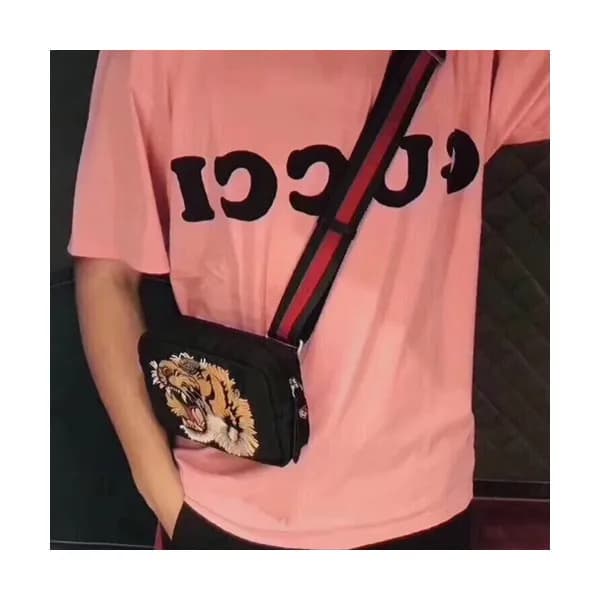Gucci Tiger Shoulder Belt Bag,19.5CM - 구찌 타이거 남여공용… - 1