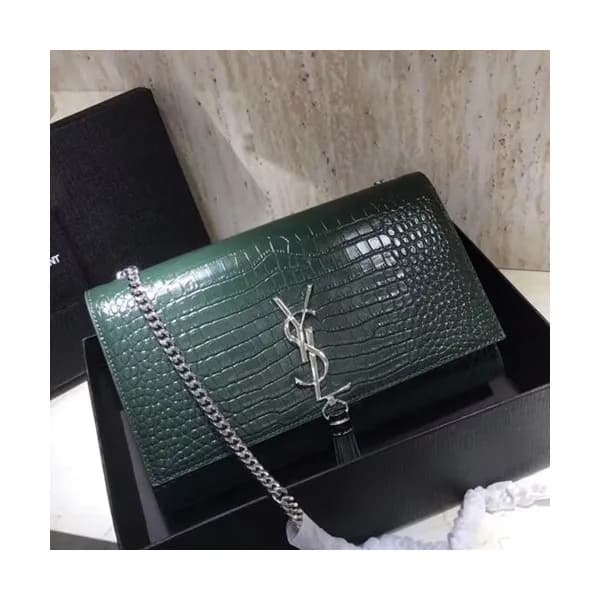 Saint Laurent Women Tassel Chain Satchel Shoulder … - 1