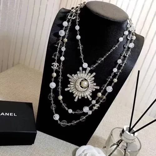CHANEL Choker 18k White Gold - 샤넬 여성용 목걸이 18K도금… - 1