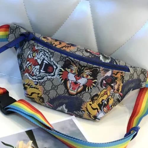 Gucci GG Supreme Tiger Patch Belt Bag,21CM - 구찌 GG… - 1