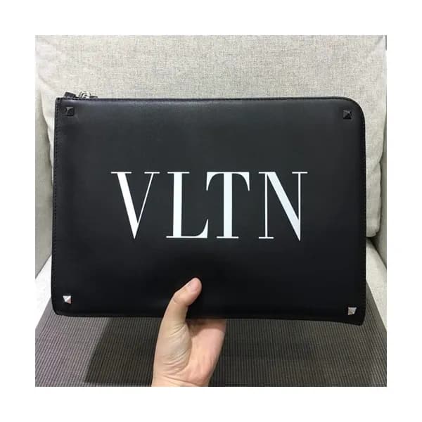 Valentino 2018 Leather Clutch Bag ,30.5CM - 발렌티노 2… - 1