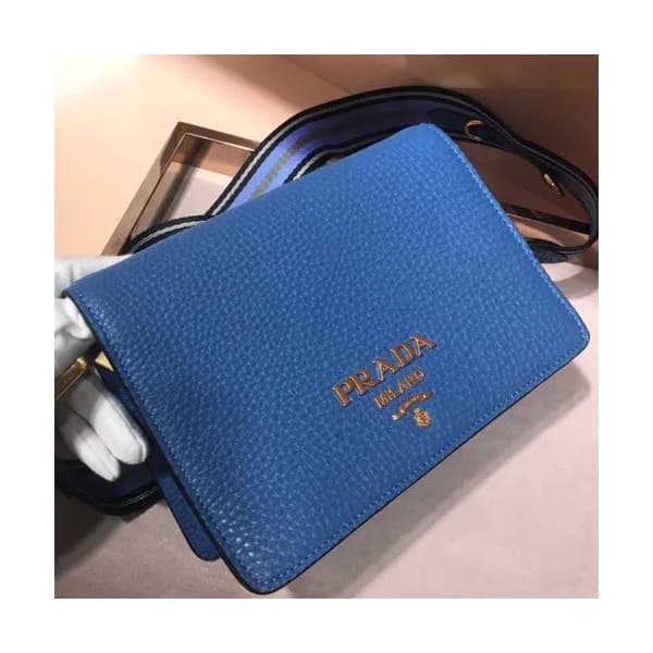 Prada 2018 Leather Vitello Shoulder Cross Bag,20CM… - 1