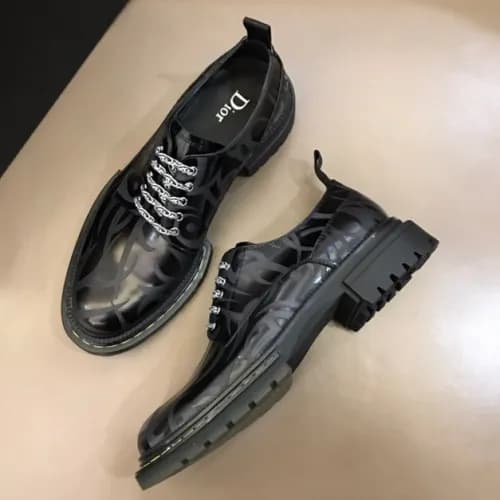 [매장판]Dior 2019 Mens Black Leather Oxford - 디올 남성 … - 1