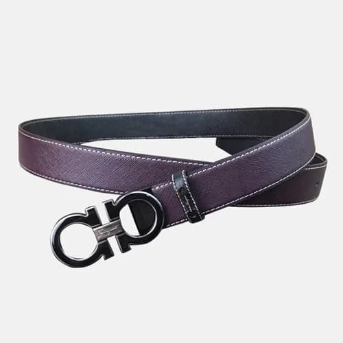 Salvatore Ferragamo 2019 Mens Gancio Buckle Revers… - 1