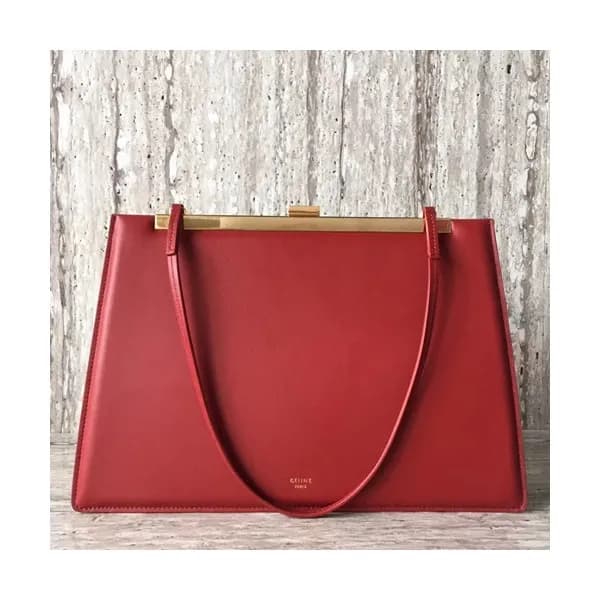 Celine Leather Women Tote Bag,33CM - 셀린느 레더 여성용 토… - 1