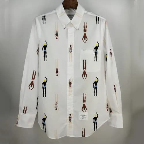 Thom Browne 2019 Mens Slim Fit Cotton Tshirt - 톰브라… - 1