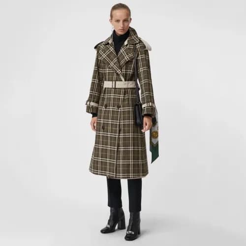 Burberry 2019 Ladies Reversible Cotton Trench Coat… - 1