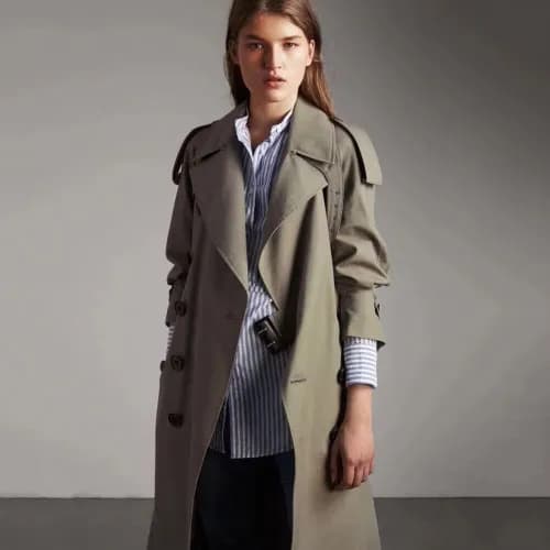 Burberry 2019 Ladies The Kensington Cotton Trench … - 1