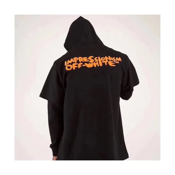 Off-White 2019 Mm/Wm Logo Cotton Hood Tee - 오프화이트 … - 1