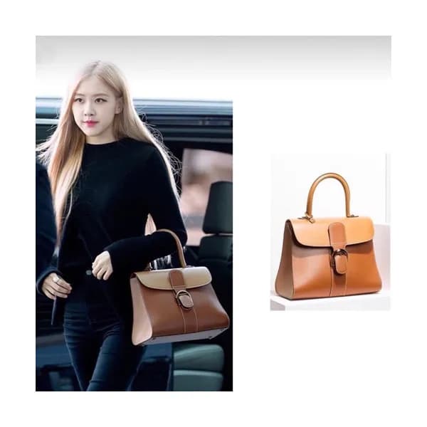 Delvaux 2019 Brillant Leather Tote Shoulder Bag,28… - 1