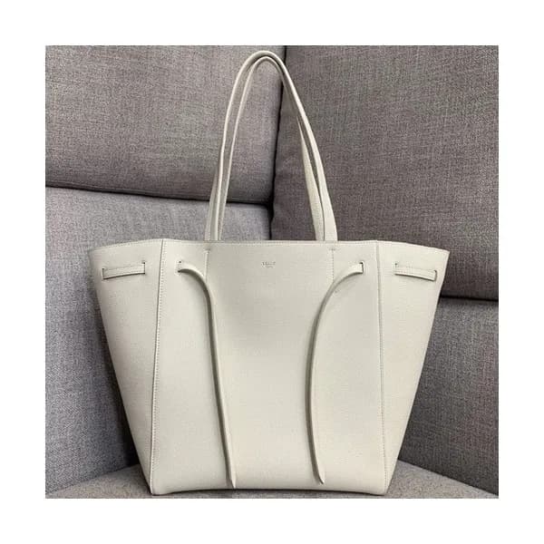 Celine Leather Tote Shoulder Shopper Bag,30CM - 셀린… - 1