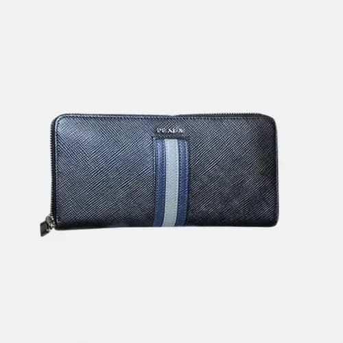 Prada 2019 Mens Saffiano Leather Zip Wallet 2ML317… - 1