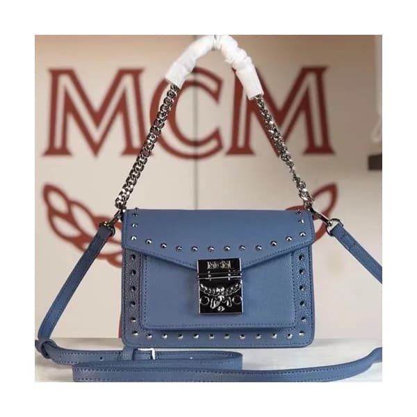 MCM Patricia Leather Shoulder Bag,18cm - 엠씨엠 패트리샤 … - 1