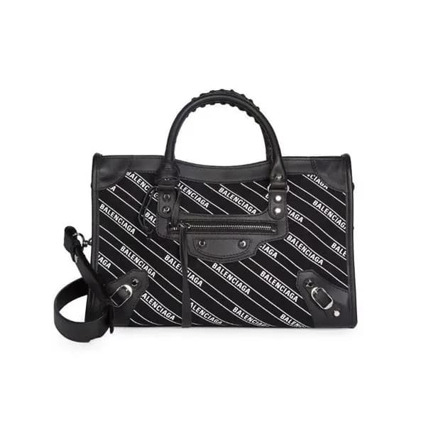 Balenciaga 2019 City Canvas&Leather Tote Shoulder … - 1