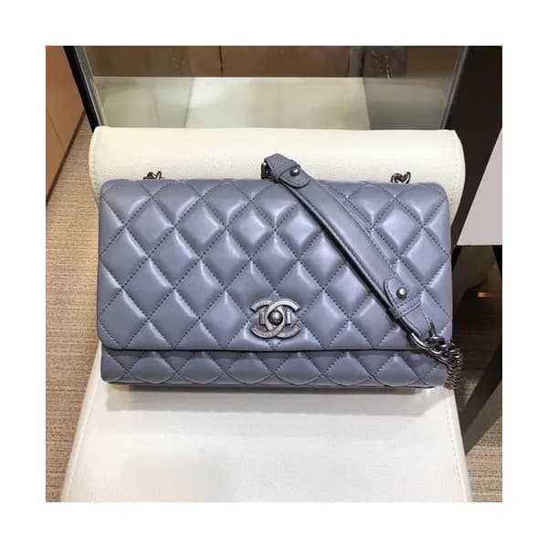 Chanel 2019 Leather Women Chain Shoulder Bag,28CM … - 1