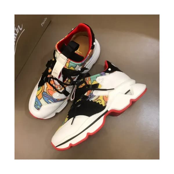 [특정판매]Christian Loubutin 2019 Mens Rainbow Leather… - 1
