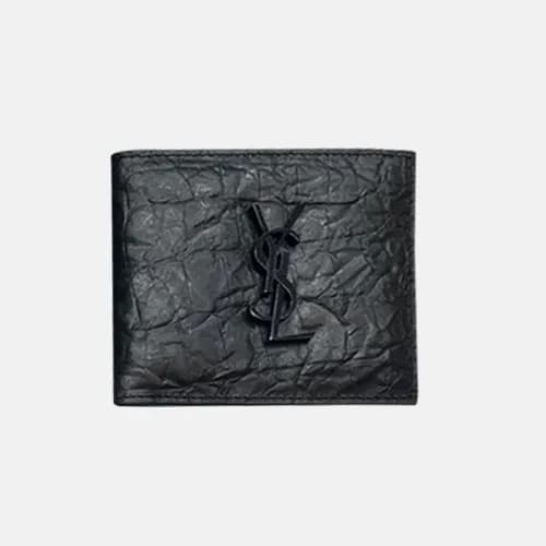 Saint Laurent 2019 Leather Wallet - 입생로랑 남여공용 레더 반… - 1