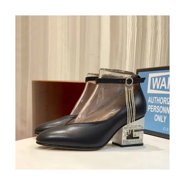 Gucci 2019 Ladies Leather Middle-heel - 구찌 2019 여… - 1