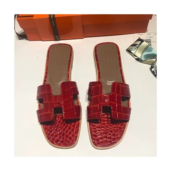 Hermes 2019 Ladies Oasis Leather Slipper - 에르메스 20… - 1