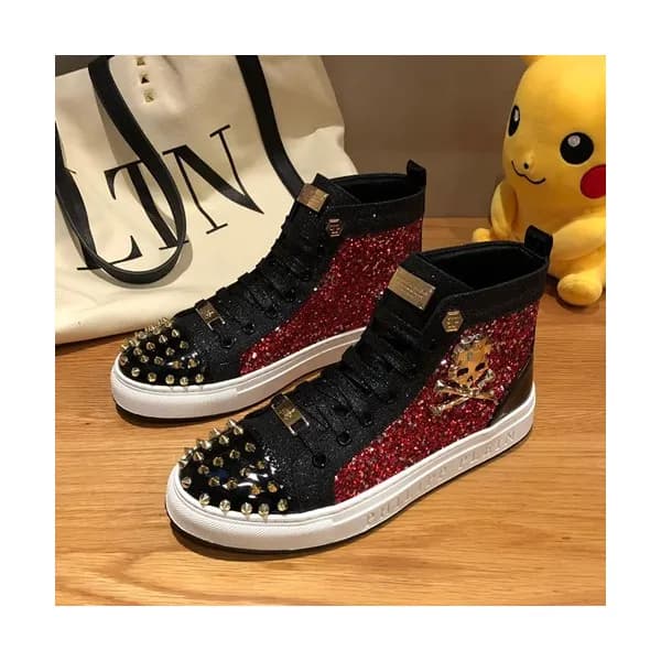 Philipp plein 2019 Mens Leather Sneakers - 필립플레인 … - 1