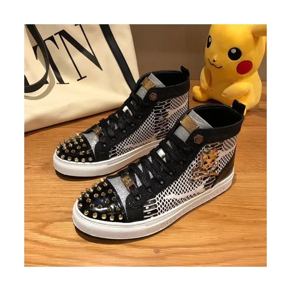Philipp plein 2019 Mens Leather Sneakers - 필립플레인 … - 1