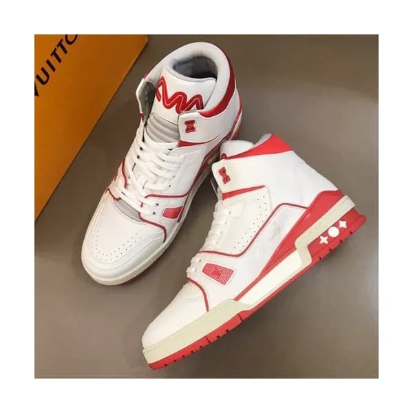 Louis vuitton 2019 Mens Leather Sneakers - 루이비통 2… - 1