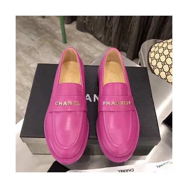 Chanel 2019 Ladies Leather Loafer - 샤넬 2019 여성용 레더… - 1