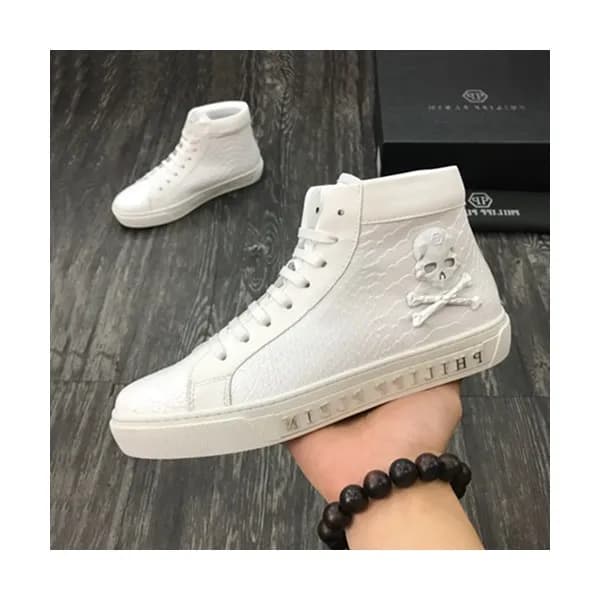 Philipp plein 2019 Mens Leather Sneakers - 필립플레인 … - 1