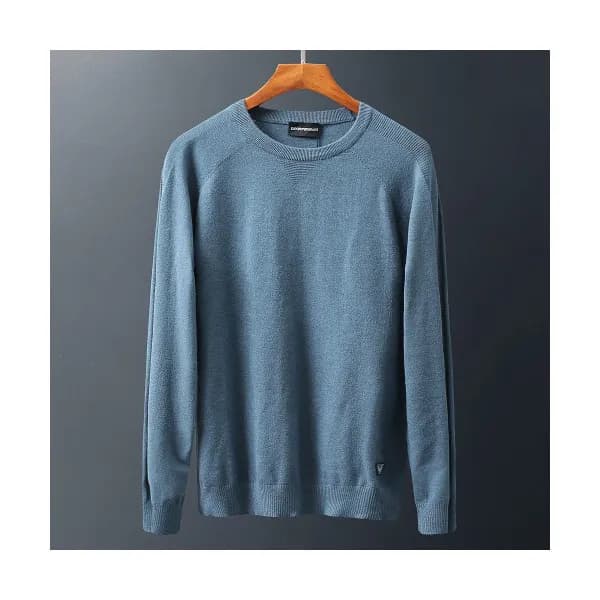 Armani 2019 Mens Patch Point Crew-neck Sweater - 알… - 1