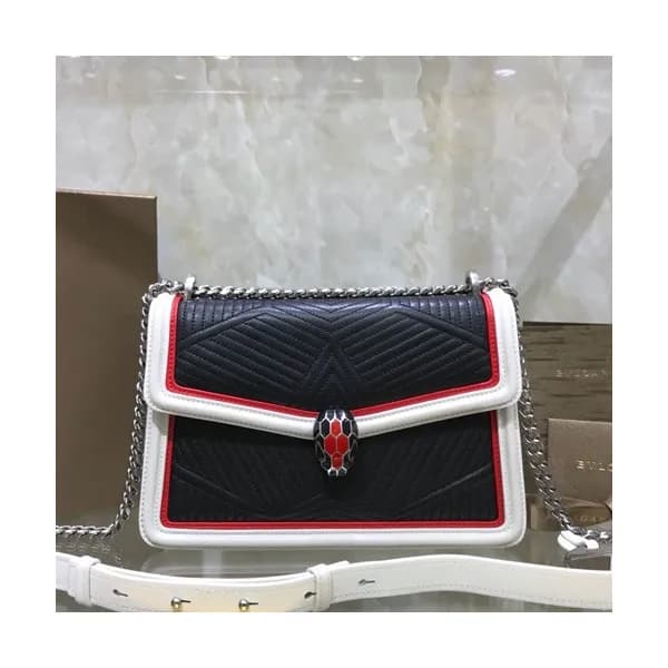 Bvlgari 2019 Serpenti Forever Chain Shoulder Bag,2… - 1