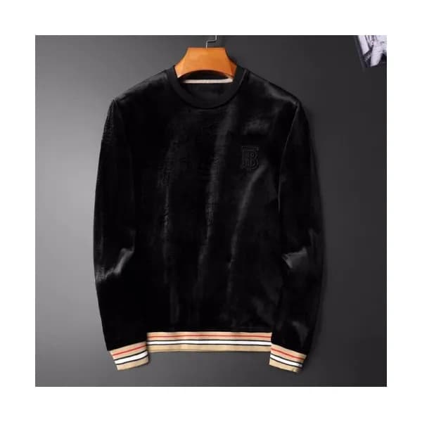 [버버리]Burberry 2019 Mens Logo Casual Velvet Tshirts… - 1