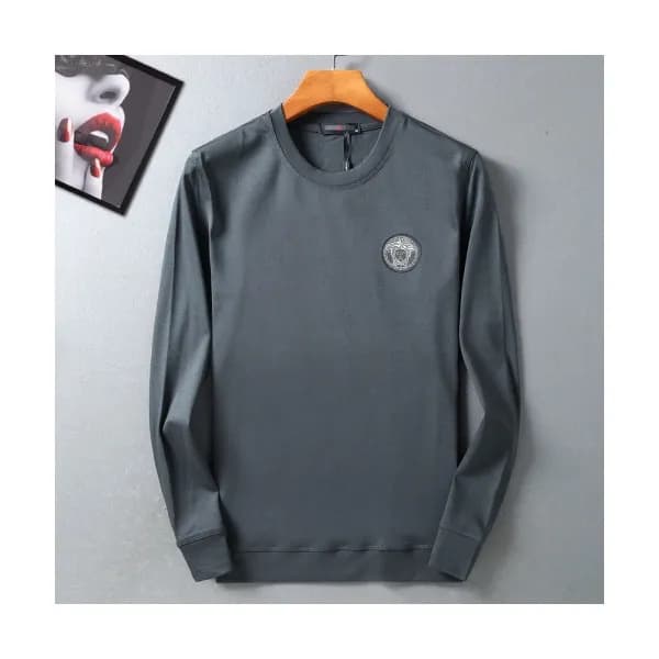 Versace 2019 Mens Medusa Crew-neck Silket Tshirt -… - 1