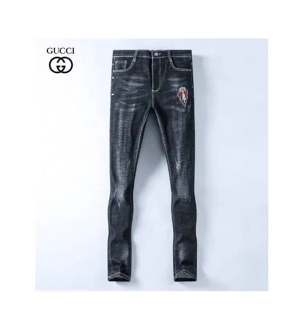 [구찌]Gucci 2020 Mens Casual Initial Logo Denim Pant… - 1