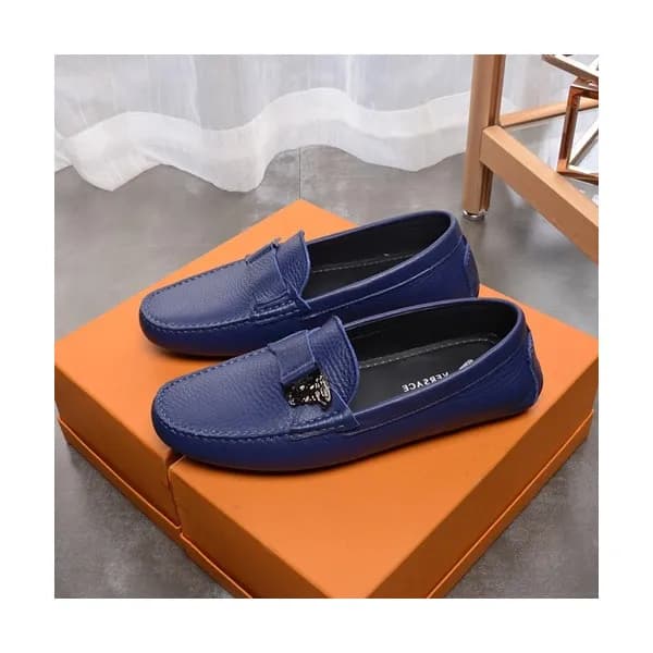 Versace 2020 Mens Leather Loafer - 베르사체 2020 남성용 … - 1
