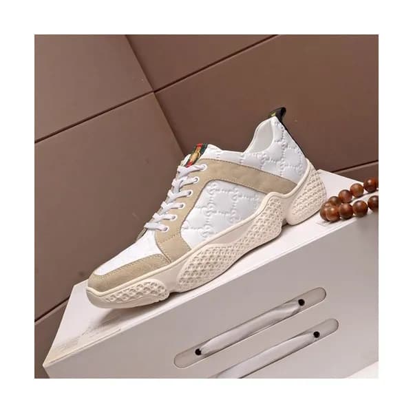 Gucci 2020 Mens Leather Sneakers - 구찌 2020 남성용 레더 … - 1