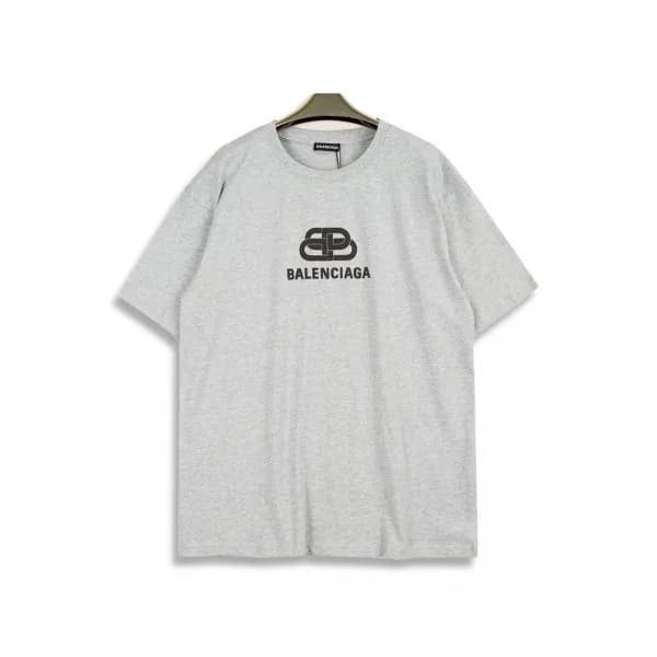 [발렌시아가]Balenciaga 2020 Mm/Wm Logo Cotton Short Sle… - 1
