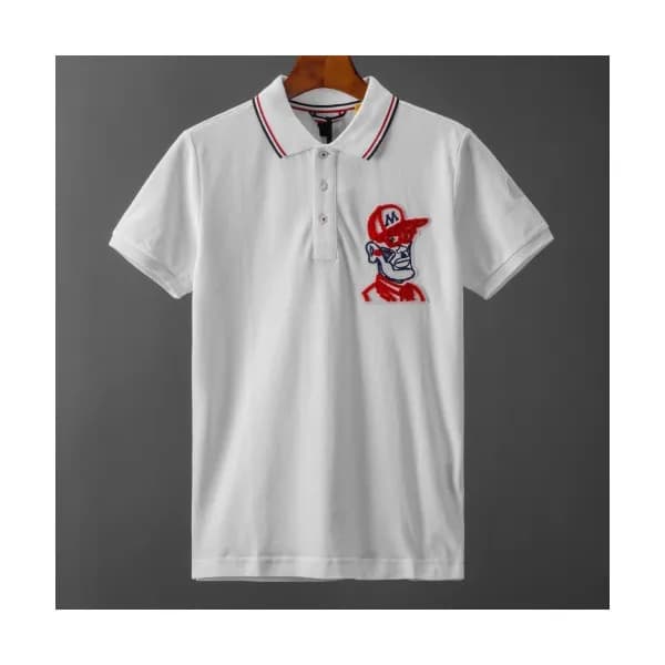 [매장판]Moncler 2020 Mens Logo Cotton Short Sleeved P… - 1