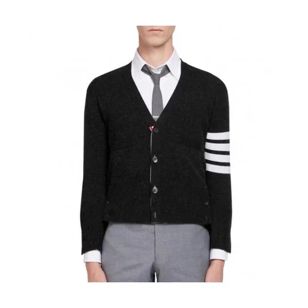 [톰브라운]Thom Browne 2020 Mm/Wm Strap V-neck Wool Car… - 1