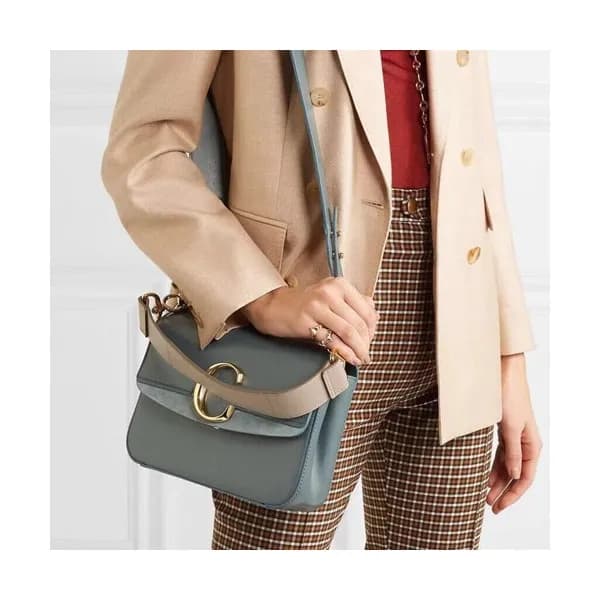 Chole 2020 C Leather Tote Shoulder Bag, 24cm - 끌로… - 1