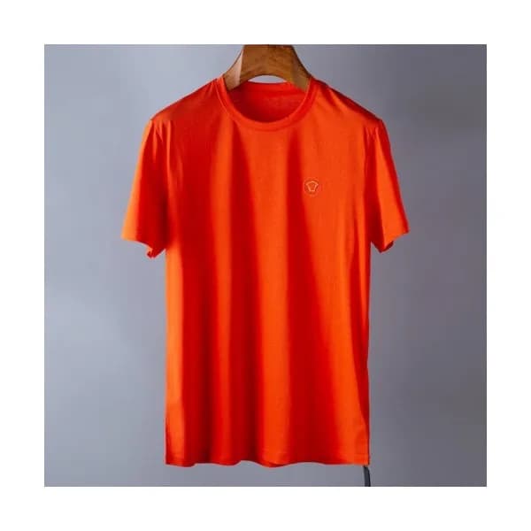 [베르사체]Versace 2020 Mens Logo Silket Short Sleeved … - 1
